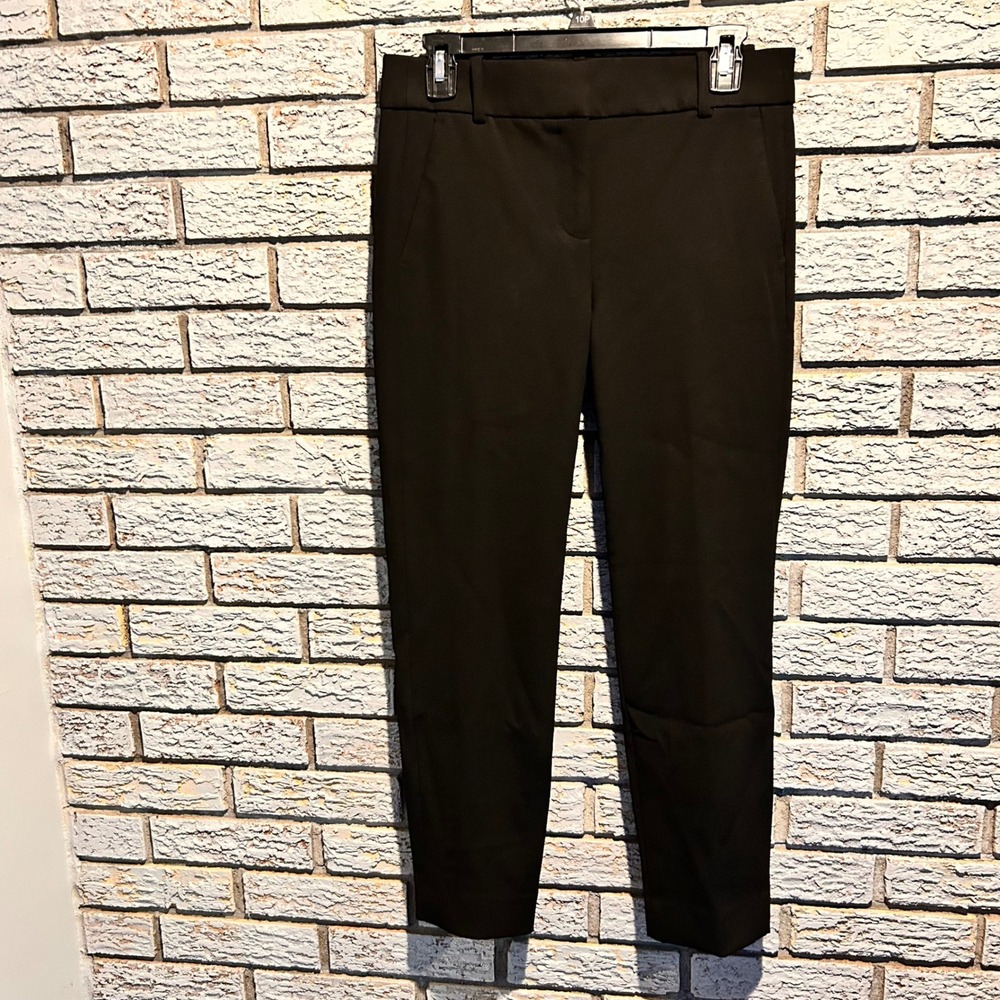 J.Crew Cameron Slim Crop Pant Black Four-Season Stretch Dress Pants 4 NEW